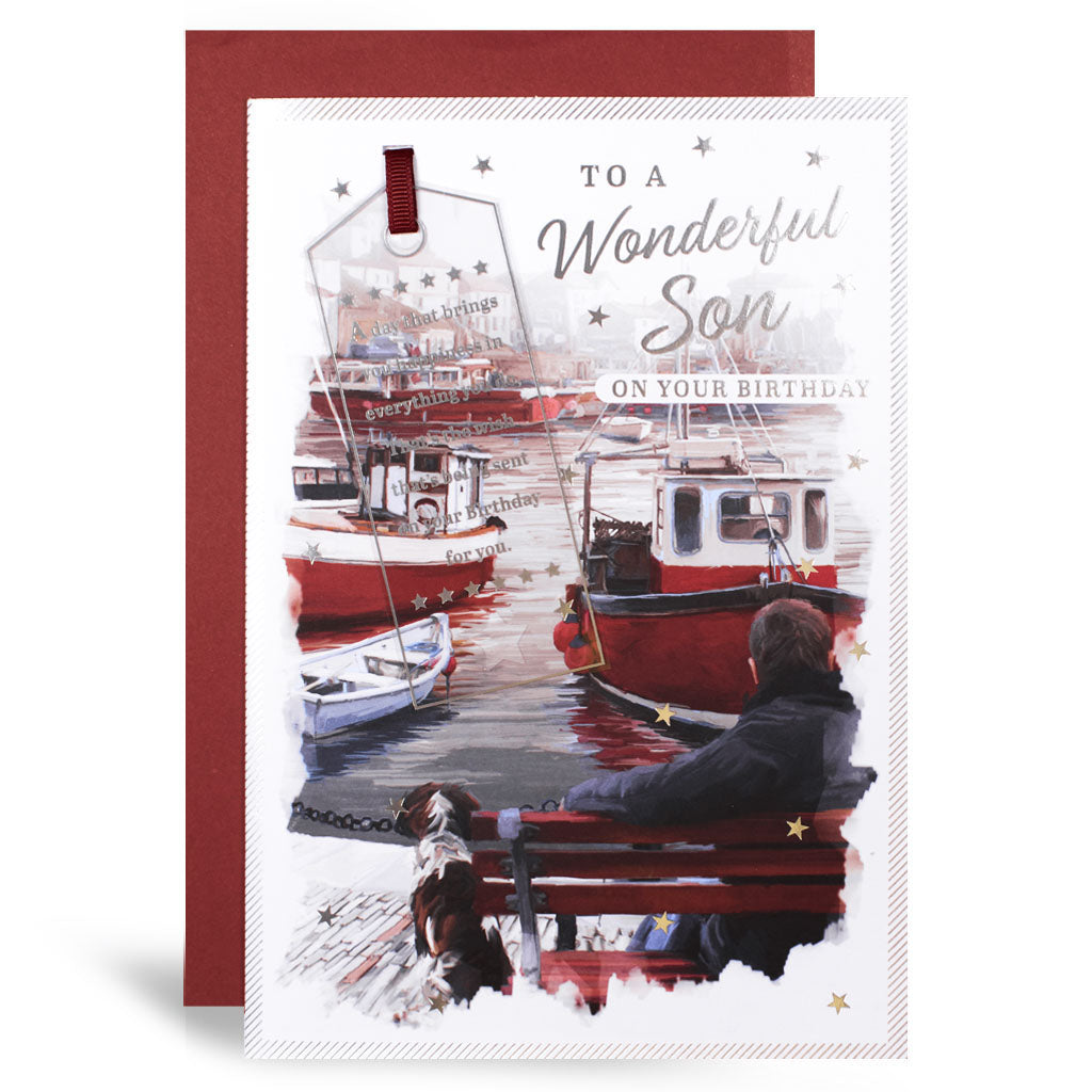6pk Cards C90 Birthday Son - Tiger Feet Ireland