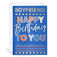 6pk Cards C90 Birthday Boyfriend - Tiger Feet Ireland