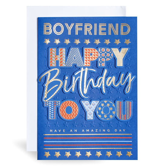 6pk Cards C90 Birthday Boyfriend
