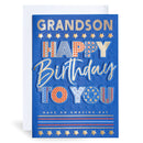 6pk Cards C90 Birthday Grandson - Tiger Feet Ireland