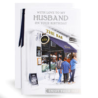 6pk Cards C90 Birthday Husband - Tiger Feet Ireland