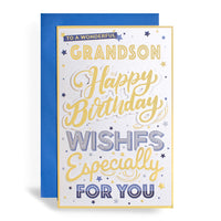 6pk Cards C375 Birthday Grandson - Tiger Feet Ireland