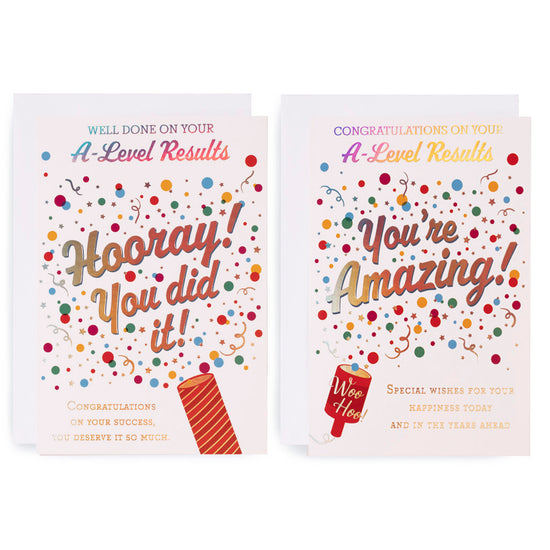 12pk Cards C50 Congratulations A Levels