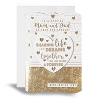6pk Cards C90 Mum & Dad Anniversary - Tiger Feet Ireland