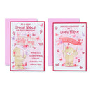 12pk Cards C50 Birthday Niece - Tiger Feet Ireland