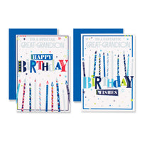 12pk Cards C50 Birthday Great-Grandson - Tiger Feet Ireland