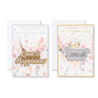 12pk Cards C50 Son & Daughter-In-Law Anniversary - Tiger Feet Ireland