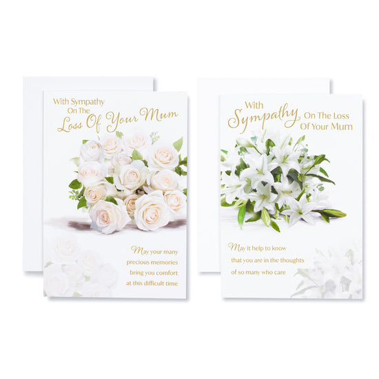 12pk Cards C50 Sympathy Loss Of Mum