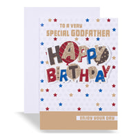 6pk Cards C50 Birthday Godfather - Tiger Feet Ireland