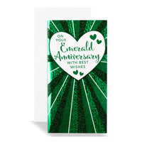 6pk Cards C55 Your Emerald Anniversary - Tiger Feet Ireland