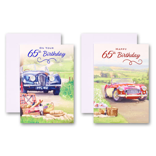 12pk Cards C50 Birthday Age 65