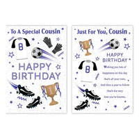 12pk Cards C50 Birthday Cousin - Tiger Feet Ireland