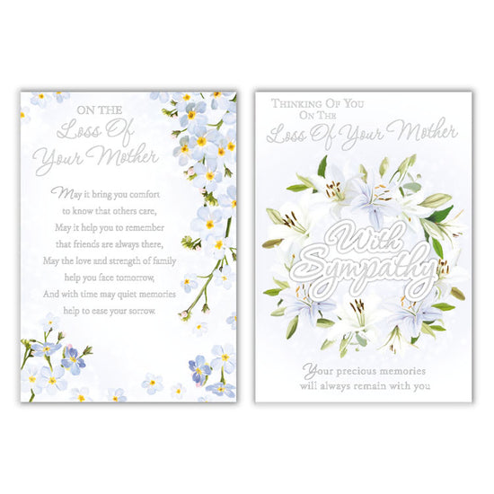 12pk Cards C50 Sympathy Loss Of Mother