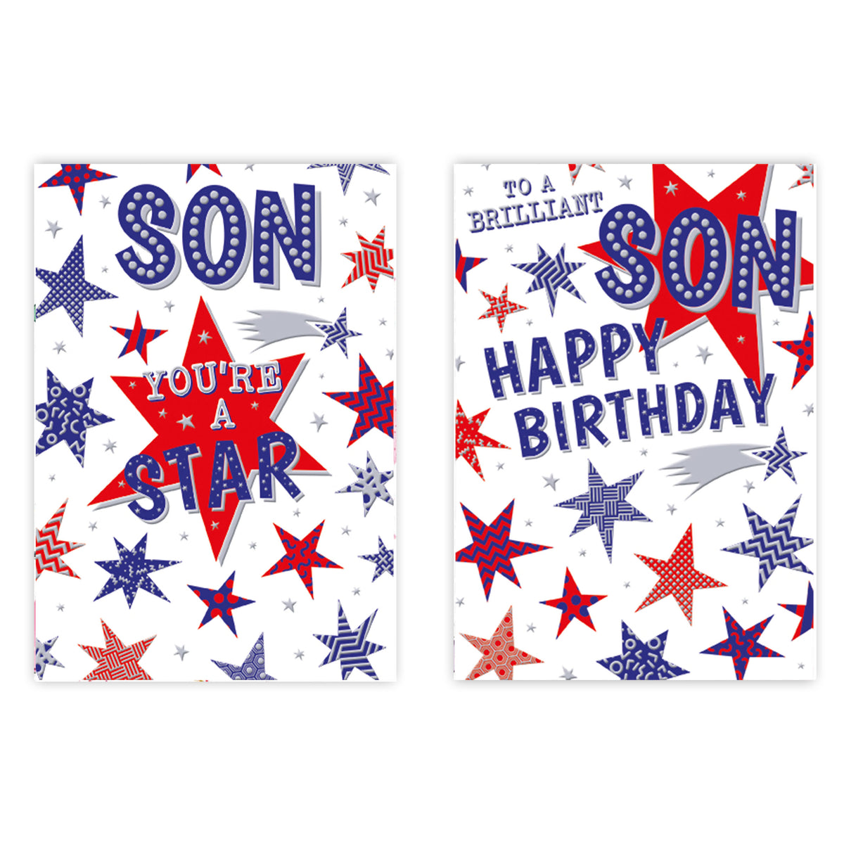Poppyhill 12 Pack Cards C50 Birthday Son