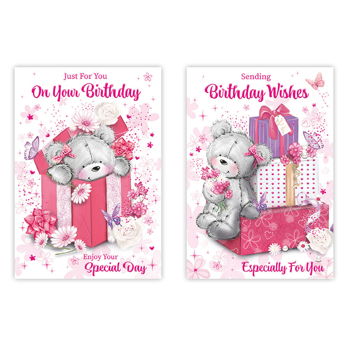 Poppyhill 12 Pack Cards C50 Birthday Open