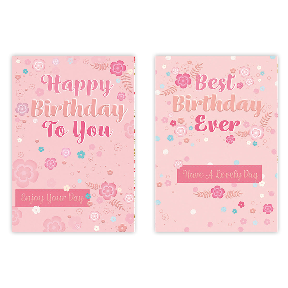 Poppyhill 12 Pack Cards C50 Birthday Open