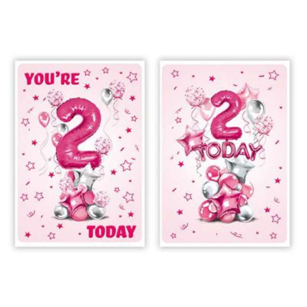 Poppyhill C50 Birthday Age 2 12pk