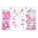 Poppyhill 12 Pack Cards C50 Birthday Age 10