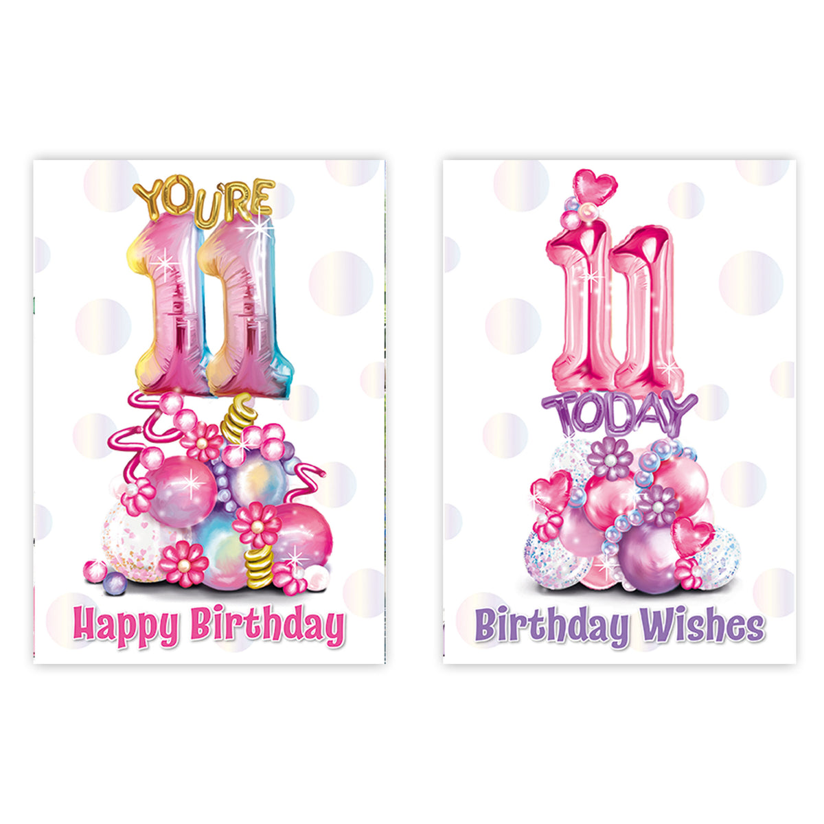 Poppyhill 12 Pack Cards C50 Birthday Age 11