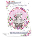 6pk Cards C50 Birthday Granddaughter - Tiger Feet Ireland