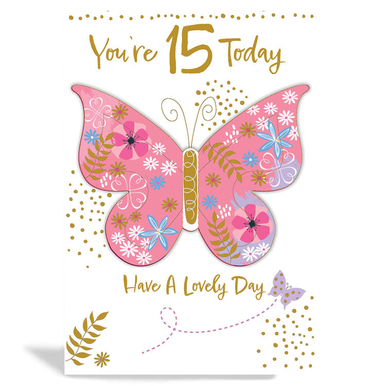 6pk Cards C50 Birthday Age 15 - Tiger Feet Ireland
