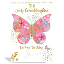 6pk Cards C50 Birthday Granddaughter - Tiger Feet Ireland