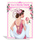 6pk Cards C50 Birthday Friend - Tiger Feet Ireland