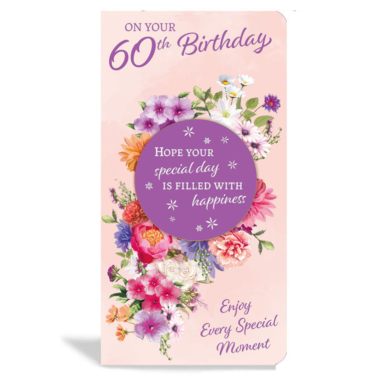 6pk Cards C55 Birthday Age 60 - Tiger Feet Ireland