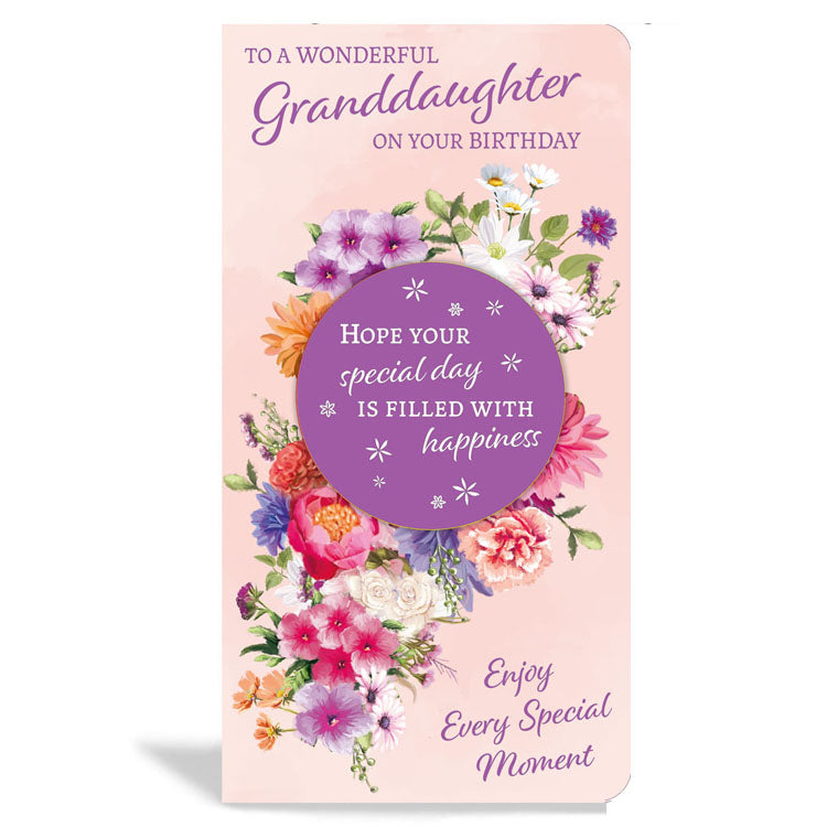 6pk Cards C55 Birthday Granddaughter - Tiger Feet Ireland