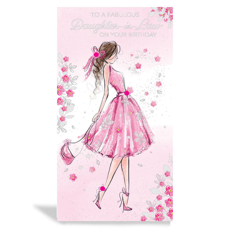 6pk Cards C55 Birthday Daughter-In-Law - Tiger Feet Ireland