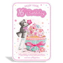 6pk Cards C75 Birthday Age 16 - Tiger Feet Ireland