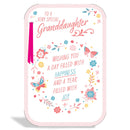 6pk Cards C75 Birthday Granddaughter - Tiger Feet Ireland