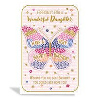 6pk Cards C75 Birthday Daughter - Tiger Feet Ireland