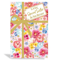 6pk Cards C75 Birthday Sister - Tiger Feet Ireland