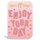 6pk Cards C75 Birthday Age 11 - Tiger Feet Ireland