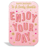 6pk Cards C75 Birthday Auntie - Tiger Feet Ireland
