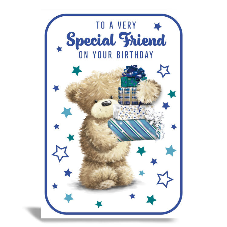 6pk Cards C50 Birthday Friend - Tiger Feet Ireland