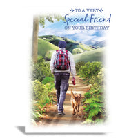 6pk Cards C50 Birthday Friend - Tiger Feet Ireland
