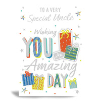 6pk Cards C50 Birthday Uncle - Tiger Feet Ireland