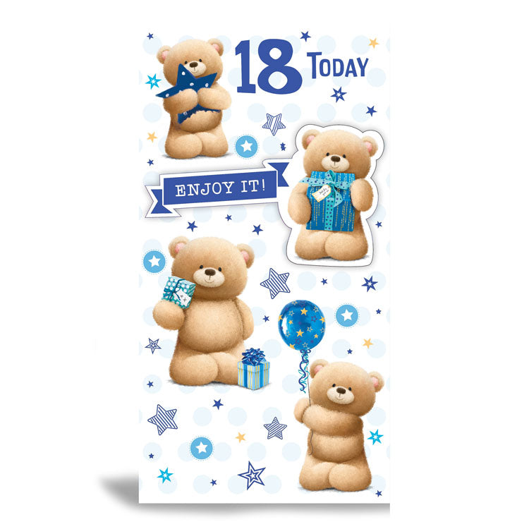 6pk Cards C55 Birthday Age 18 - Tiger Feet Ireland