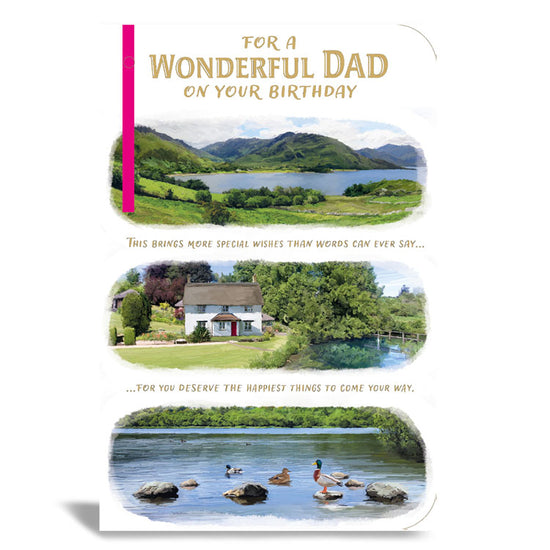 6pk Cards C75 Birthday Dad