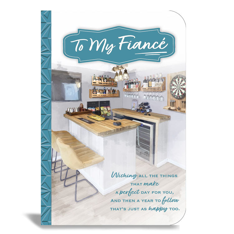 6pk Cards C75 Birthday Fiancé - Tiger Feet Ireland
