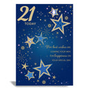 6pk Cards C90 Birthday Age 21 - Tiger Feet Ireland