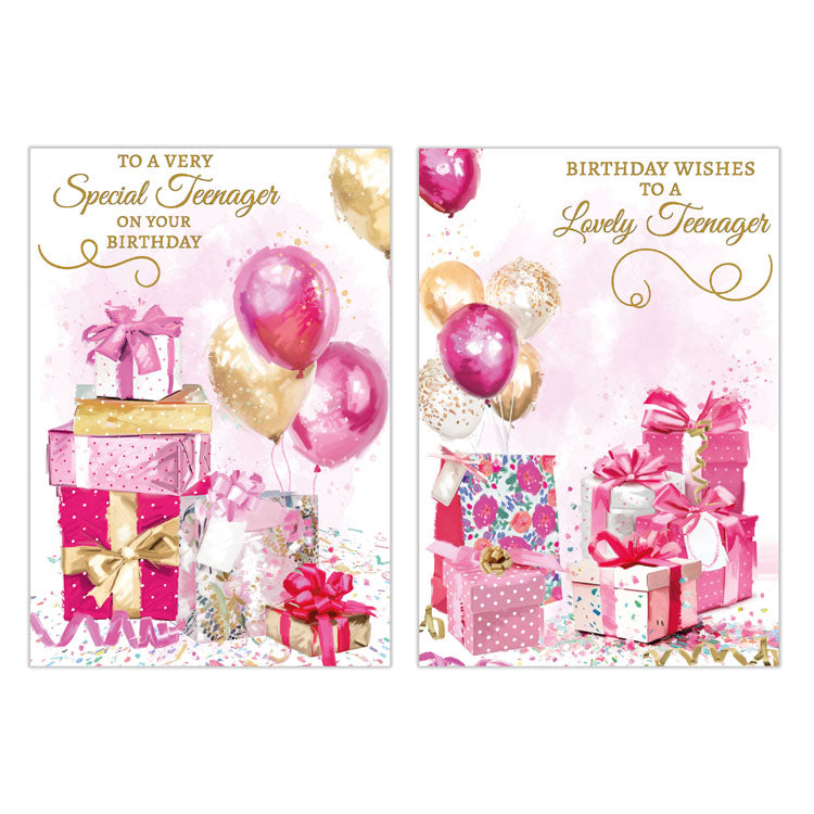 12pk Cards C50 Birthday Teenager - Tiger Feet Ireland