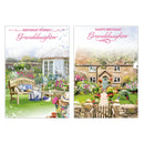 12pk Cards C50 Birthday Granddaughter - Tiger Feet Ireland