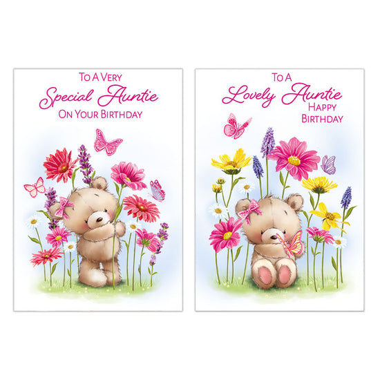 12pk Cards C50 Birthday Auntie