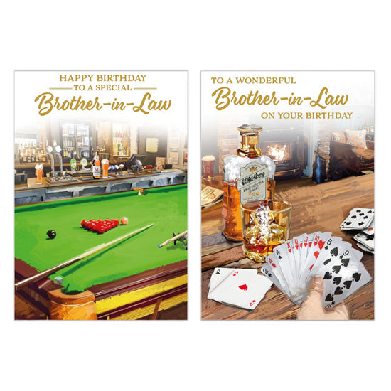 12pk Cards C50 Birthday Brother-In-Law