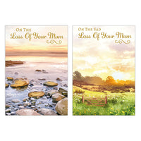 12pk Cards C50 Sympathy Loss Of Mum - Tiger Feet Ireland