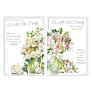 12pk Cards C50 Sympathy To All The Family - Tiger Feet Ireland