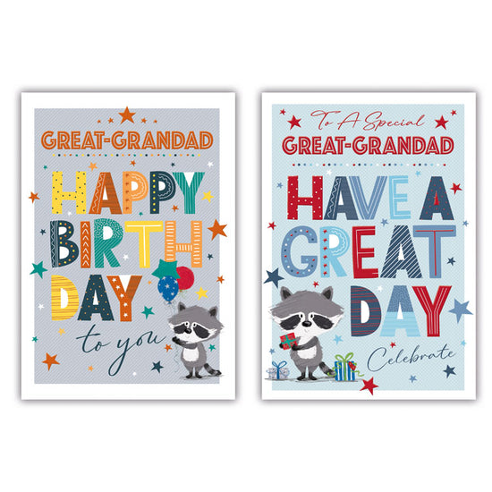 12pk Cards C50 Birthday Great-Grandad